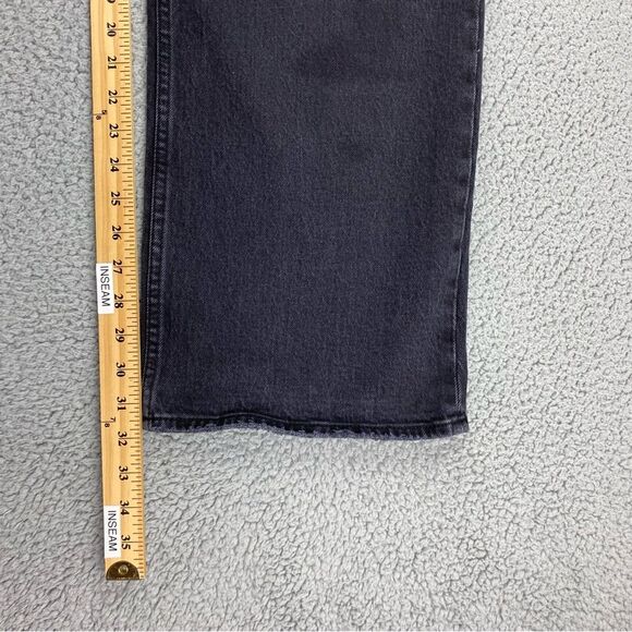 Abercrombie & Fitch Women's The Baggy Low Rise Straight Jeans  |  Size: 32/14L - Picture 10 of 14